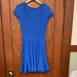 Diane Von Furstenberg Royal Blue Mini Dress